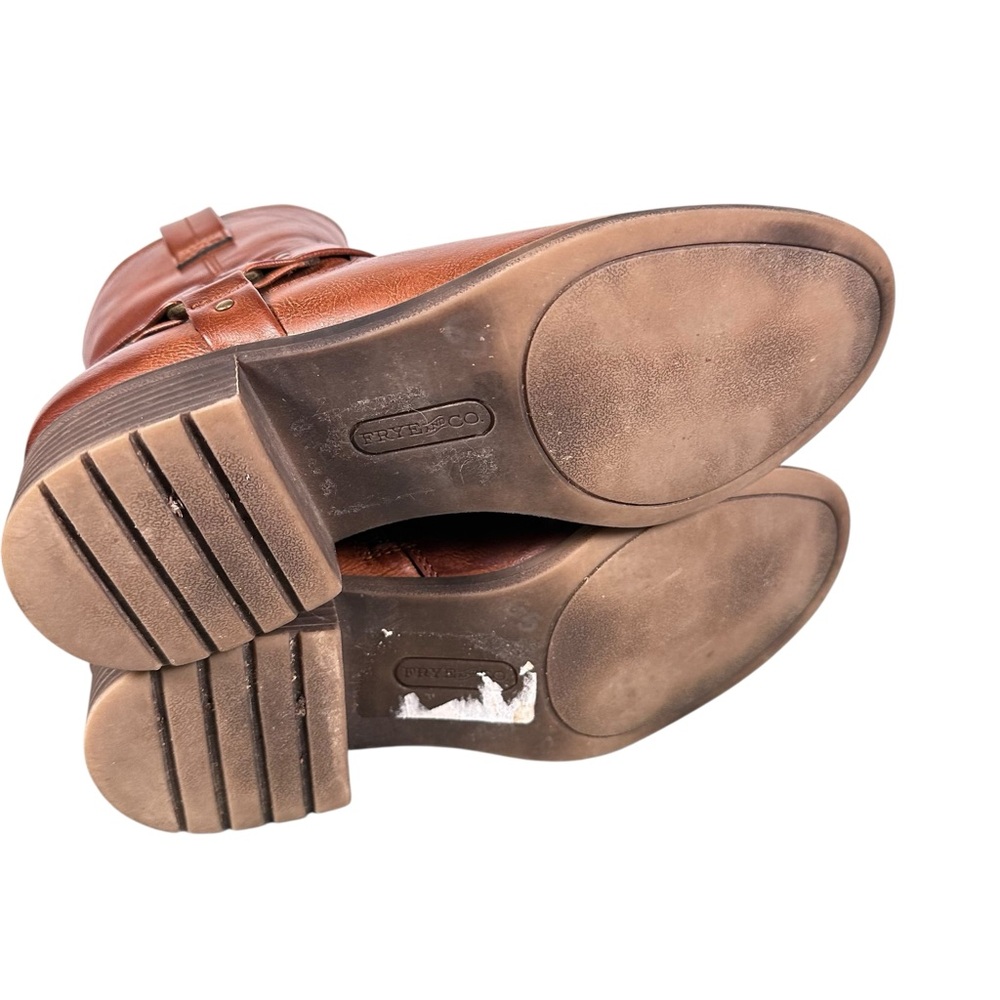 FRYE Elodie Moto Harness Buckle Ankle Boots - Picture 7 of 9